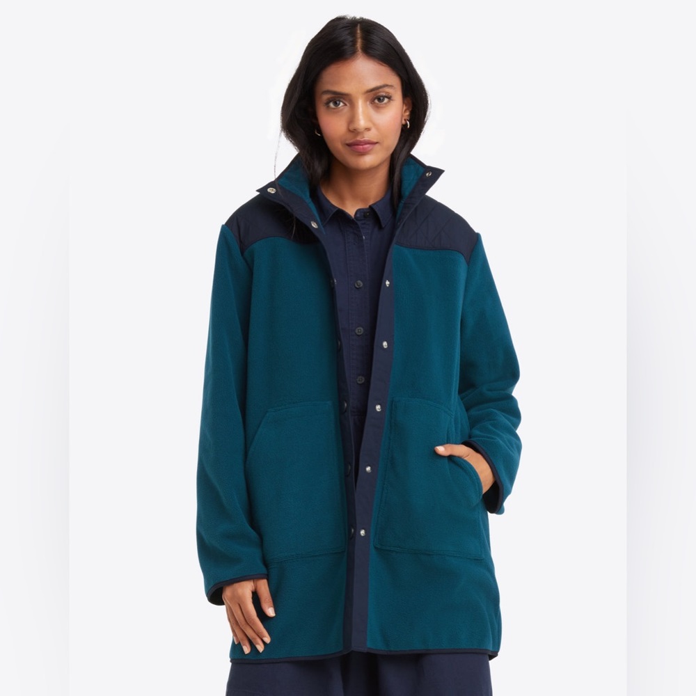 NWT Draper James fleece coat